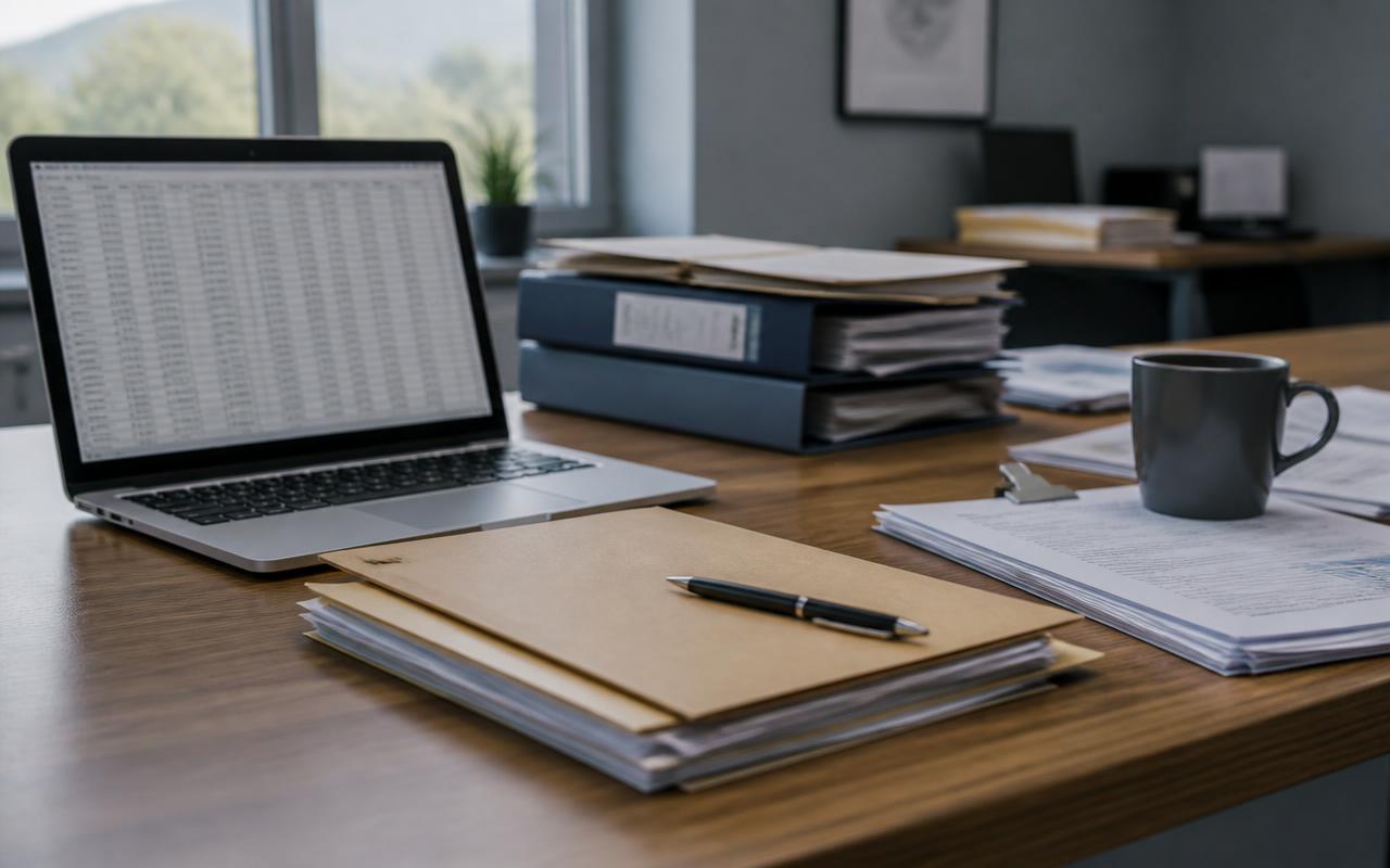 Cabinet d’expertise comptable — espace de travail professionnel